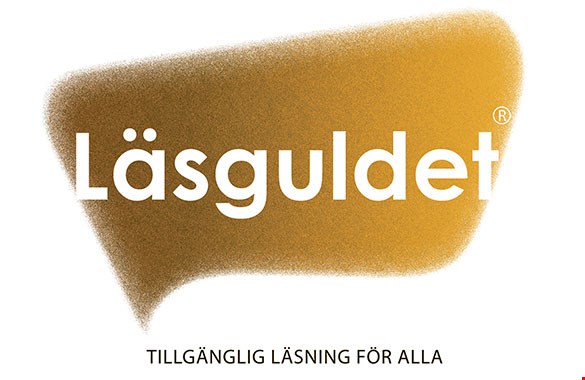 Logotyp för priset Läsguldet.